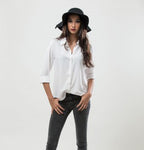 Sheer Blouse - White