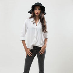 Sheer Blouse - White